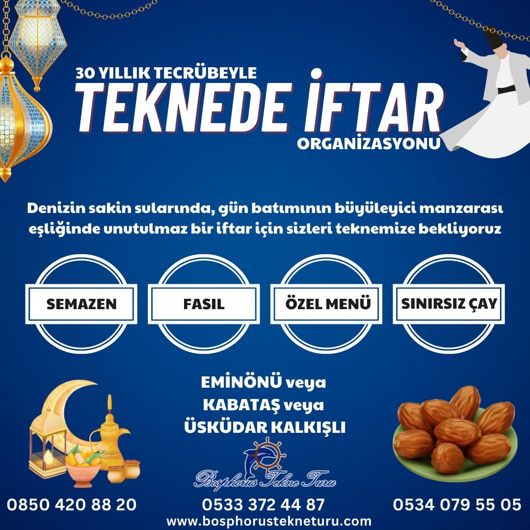 Teknede İftar Yemeği